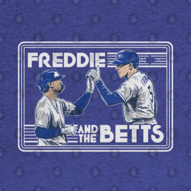 Mookie Betts & Freddie Freeman Freddie And The Betts by KraemerShop